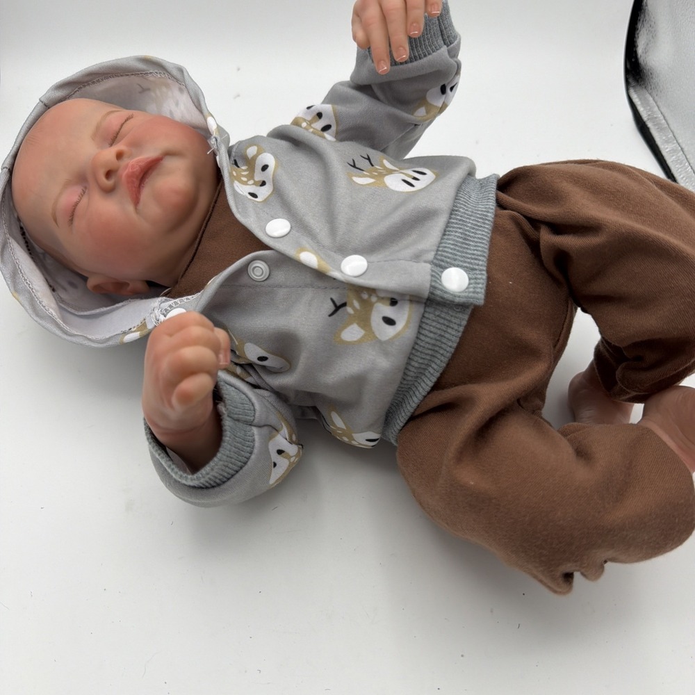 WOOROY Realistic Reborn Baby Dolls - Full Vinyl Body Lifelike Reborn Girl 5337